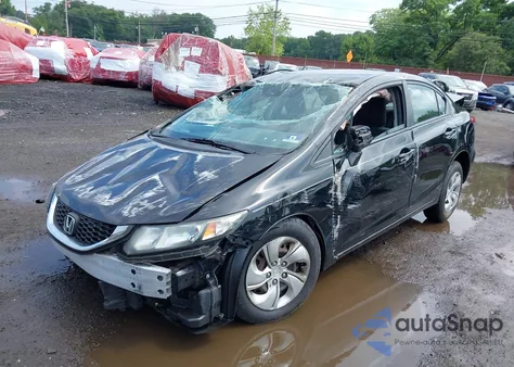 2014 Honda Civic Lx из США, поврежденный, VIN 19XFB2F52EE227241